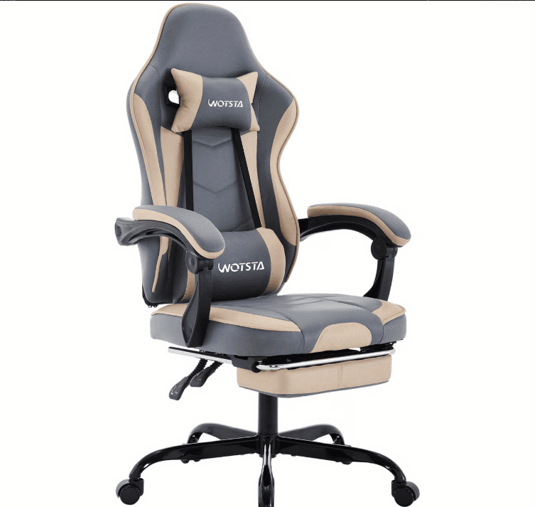 Ergonomisk Gamingstol med Fotstöd